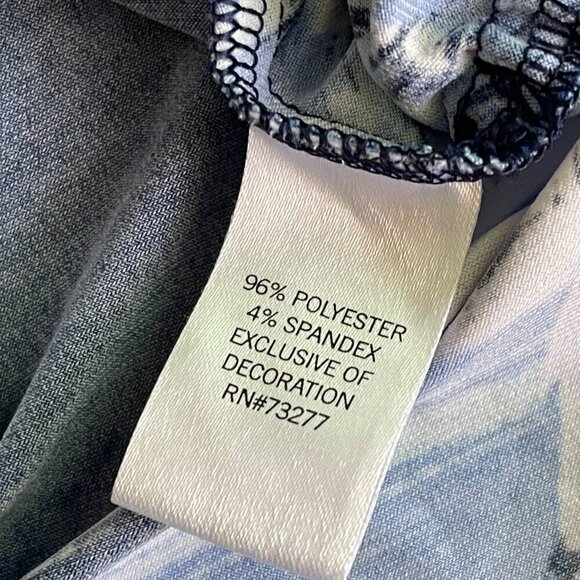 Apt 9 Blue Abstract Sleeveless Blouse Size PXS - Picture 4 of 6